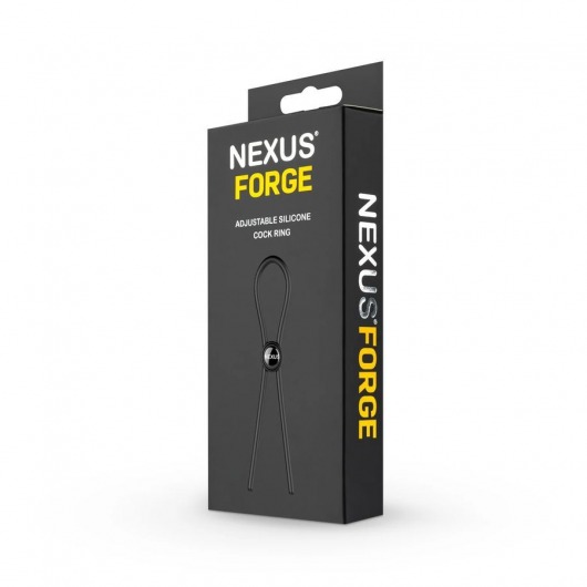 Черное эрекционное лассо Nexus Forge Single - Nexus Range - в Нефтекамске купить с доставкой