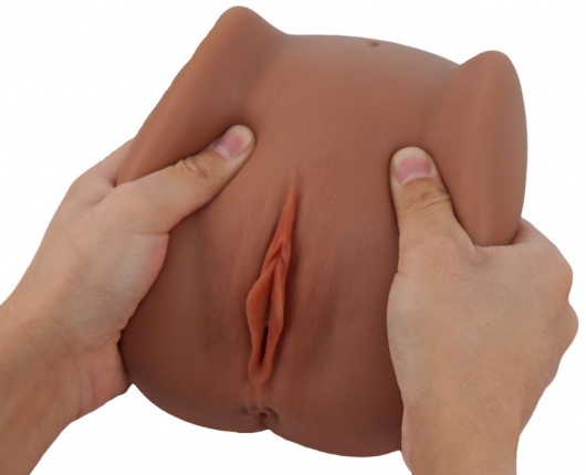 Мастурбатор Black Beauty - вагина и анус - S-HANDE - в Нефтекамске купить с доставкой