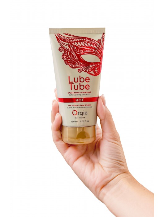 Интимный гель на водной основе Lube Tube Hot с разогревающим эффектом - 150 мл. - ORGIE - купить с доставкой в Нефтекамске