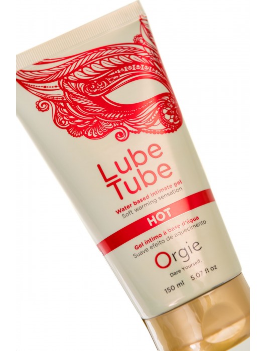 Интимный гель на водной основе Lube Tube Hot с разогревающим эффектом - 150 мл. - ORGIE - купить с доставкой в Нефтекамске