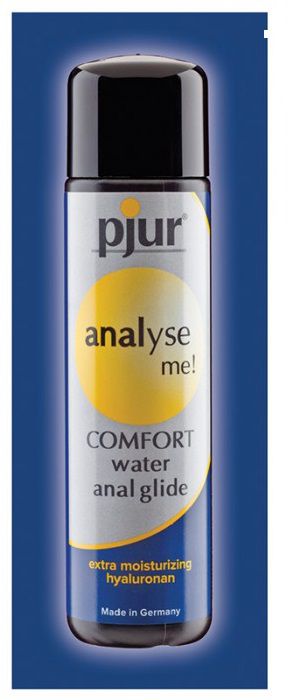 Анальный лубрикант pjur ANALYSE ME Comfort Water Anal Glide - 2 мл. - Pjur - купить с доставкой в Нефтекамске