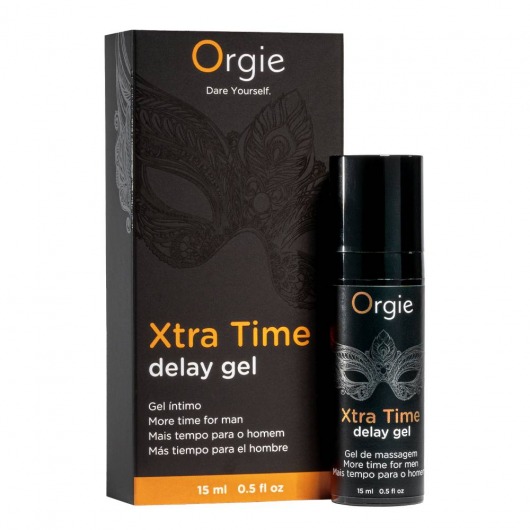 Продлевающий гель Orgie Xtra Time Delay Gel - 15 мл. - ORGIE - купить с доставкой в Нефтекамске