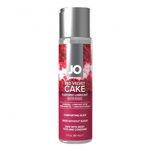 Лубрикант на водной основе JO H2O Red Velvet Cake Flavored Lubricant - 60 мл. - System JO - купить с доставкой в Нефтекамске