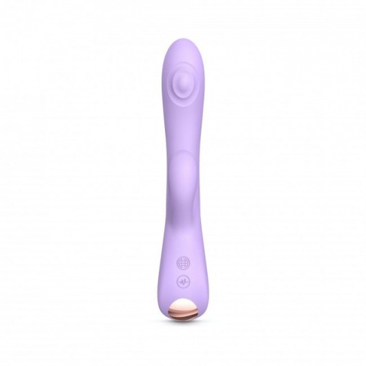 Сиреневый вибратор-кролик Bunny   Clyde - 22,5 см. - Love to Love