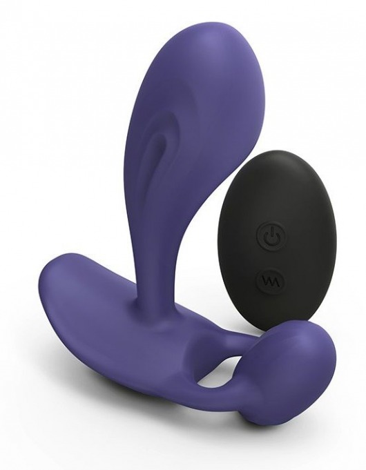 Темно-синий вибромассажер Witty P G Vibrator with Remote Control - Love to Love - в Нефтекамске купить с доставкой