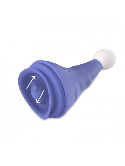 Сиреневый вибростимулятор в форме колпака Magical Santa Hat - Erokay