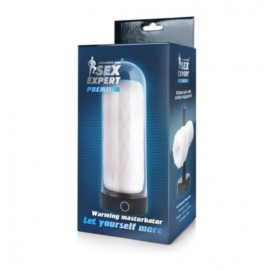 Оригинальный мастурбатор в колбе с нагревом - Sex Expert - в Нефтекамске купить с доставкой