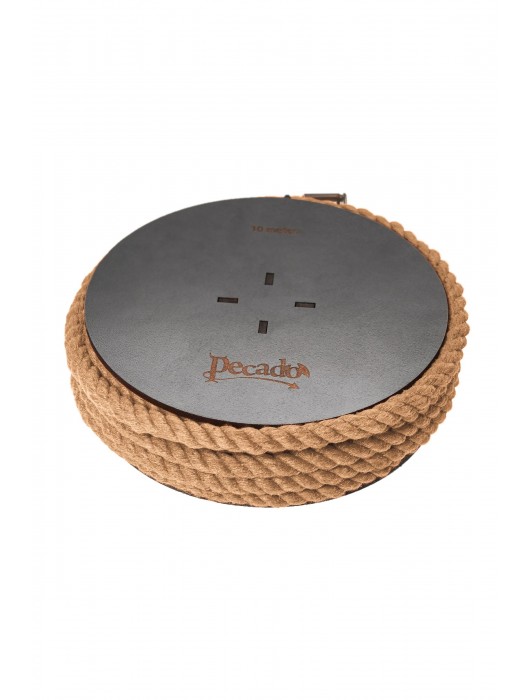 Джутовая веревка для шибари на катушке - 10 м. - Pecado - купить с доставкой в Нефтекамске