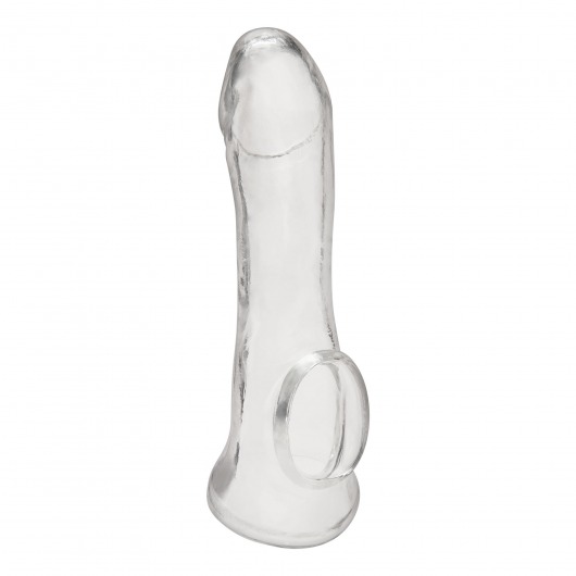 Прозрачная насадка на пенис Transparent Penis Enhancing Sleeve Extension - 15,9 см. - BlueLine - в Нефтекамске купить с доставкой