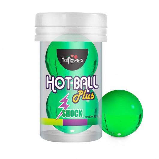 Лубрикант на силиконовой основе Hot Ball Plus с покалывающим эффектом (2 шарика по 3 гр.) - HotFlowers - купить с доставкой в Нефтекамске