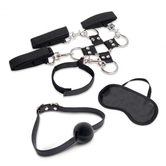 Набор для фиксации из 7 предметов Hogtie   Ball Gag Kit - Lux Fetish - купить с доставкой в Нефтекамске