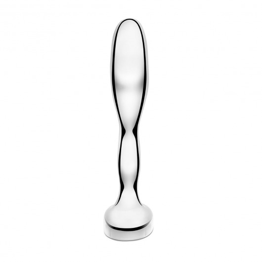 Стальной стимулятор простаты Stainless Steel Prostate Plug - 11,5 см. - b-Vibe - в Нефтекамске купить с доставкой