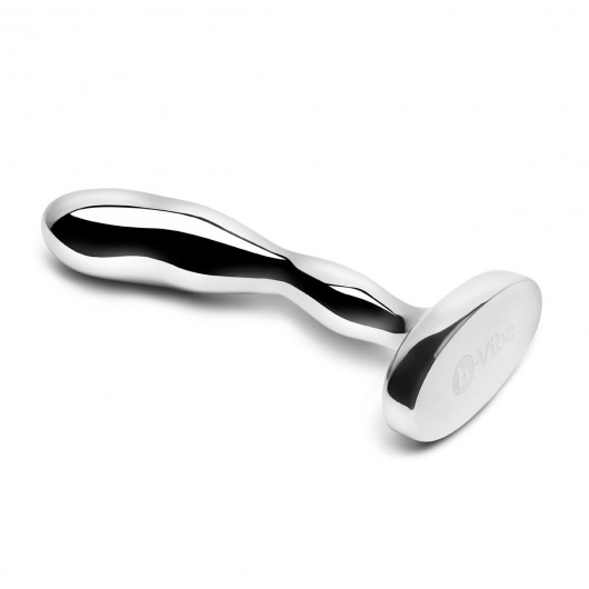 Стальной стимулятор простаты Stainless Steel Prostate Plug - 11,5 см. - b-Vibe - в Нефтекамске купить с доставкой