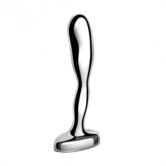 Стальной стимулятор простаты Stainless Steel Prostate Plug - 11,5 см. - b-Vibe - в Нефтекамске купить с доставкой