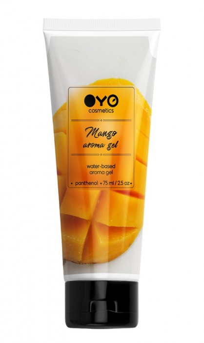 Лубрикант на водной основе OYO Aroma Gel Mango с ароматом манго - 75 мл. - OYO - купить с доставкой в Нефтекамске