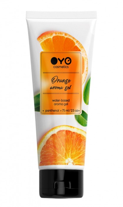 Лубрикант на водной основе OYO Aroma Gel Orange с ароматом апельсина - 75 мл. - OYO - купить с доставкой в Нефтекамске