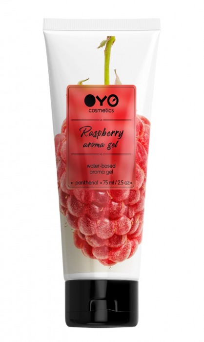 Лубрикант на водной основе OYO Aroma Gel Raspberry с ароматом малины - 75 мл. - OYO - купить с доставкой в Нефтекамске