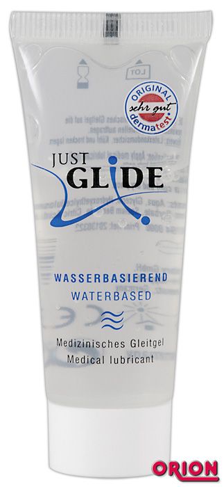 Вагинальная смазка на водной основе JUSTGLIDE - 20 мл. - Orion - купить с доставкой в Нефтекамске