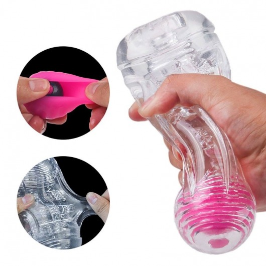 Прозрачный вибромастурбатор Space Capsule-RСT - S-HANDE - в Нефтекамске купить с доставкой