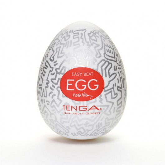 Мастурбатор-яйцо Keith Haring EGG PARTY - Tenga - в Нефтекамске купить с доставкой