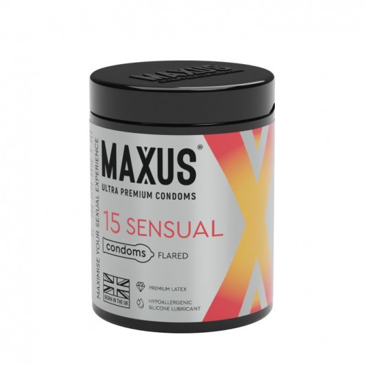 Анатомические презервативы MAXUS Sensual - 15 шт. - Maxus - купить с доставкой в Нефтекамске