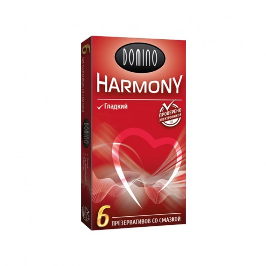 Гладкие презервативы Domino Harmony - 6 шт. - Domino - купить с доставкой в Нефтекамске