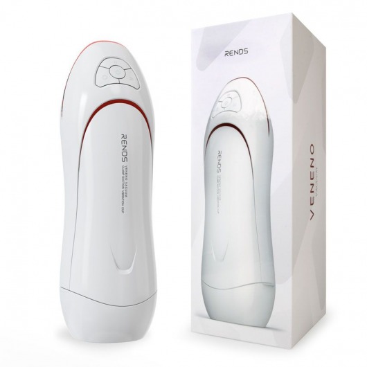 Белый вибромастурбатор со сжатием и голосовым сопровождением - Rends - в Нефтекамске купить с доставкой
