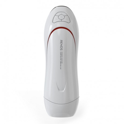 Белый вибромастурбатор со сжатием и голосовым сопровождением - Rends - в Нефтекамске купить с доставкой