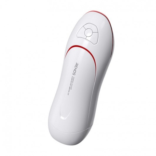 Белый вибромастурбатор со сжатием и голосовым сопровождением - Rends - в Нефтекамске купить с доставкой