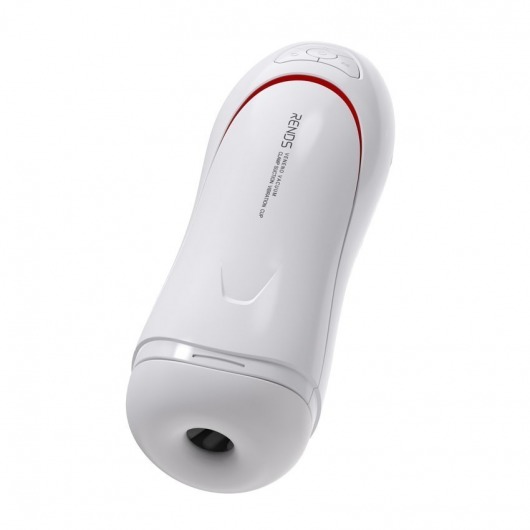 Белый вибромастурбатор со сжатием и голосовым сопровождением - Rends - в Нефтекамске купить с доставкой