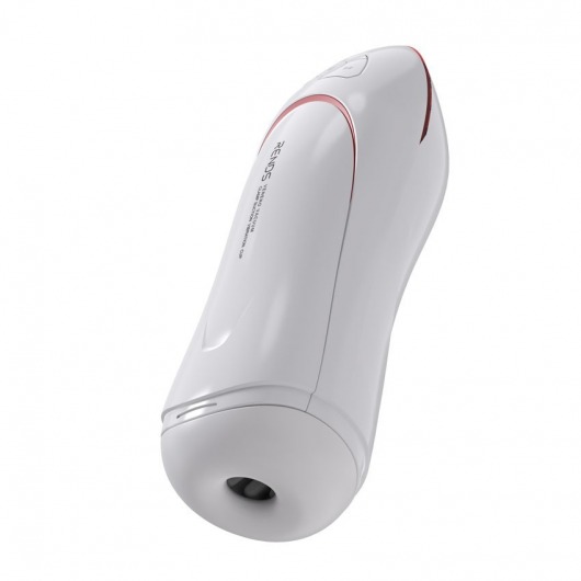 Белый вибромастурбатор со сжатием и голосовым сопровождением - Rends - в Нефтекамске купить с доставкой