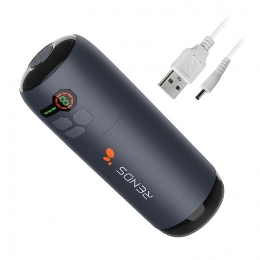 Черный вибромастурбатор Back To The Future - Rends - в Нефтекамске купить с доставкой