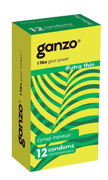 Ультратонкие презервативы Ganzo Ultra thin - 12 шт. - Ganzo - купить с доставкой в Нефтекамске