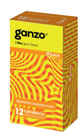 Ароматизированные презервативы Ganzo Juice - 12 шт. - Ganzo - купить с доставкой в Нефтекамске