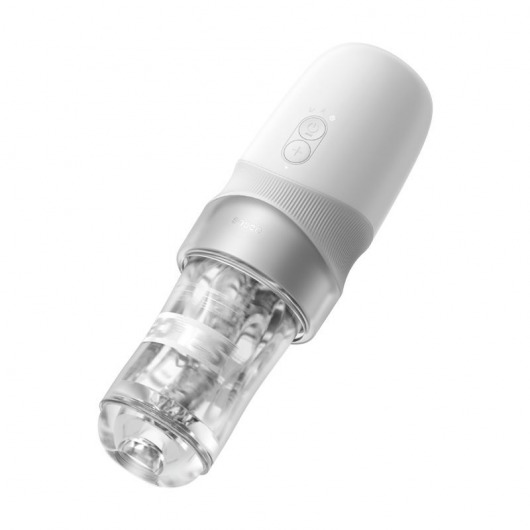 Белый автоматический мастурбатор Extra Sauce - Sauce - в Нефтекамске купить с доставкой