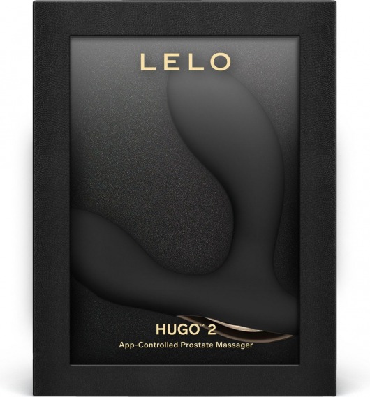 Черный вибростимулятор простаты Hugo 2 - Lelo - в Нефтекамске купить с доставкой