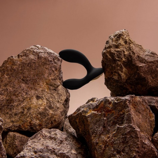 Черный вибростимулятор простаты Hugo 2 - Lelo - в Нефтекамске купить с доставкой