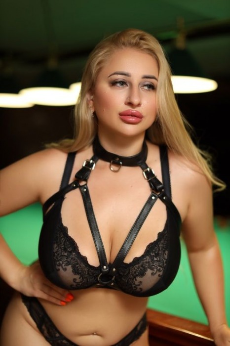 Черная кожаная сбруя с ошейником plus size из нежной кожи - БДСМ Арсенал - купить с доставкой в Нефтекамске