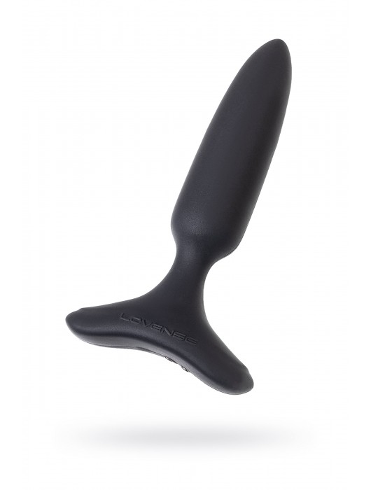 Черная анальная втулка Hush 2 (XS) - 12,1 см. - Lovense