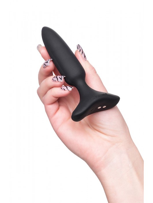 Черная анальная втулка Hush 2 (XS) - 12,1 см. - Lovense