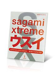 Ультратонкий презерватив Sagami Xtreme SUPERTHIN - 1 шт. - Sagami - купить с доставкой в Нефтекамске