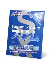 Презерватив Sagami Xtreme FEEL FIT 3D - 1 шт. - Sagami - купить с доставкой в Нефтекамске