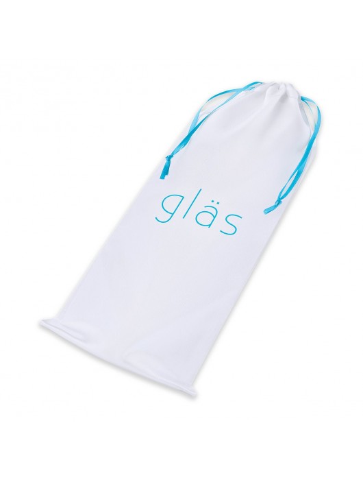 Прозрачный стеклянный фаллоимитатор 6’’ Glass Dildo With Veins   Flat Base - 15,2 см. - Glas