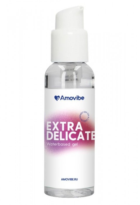 Гель на водной основе Amovibe Extra Delicate - 100 мл. - Amovibe - купить с доставкой в Нефтекамске