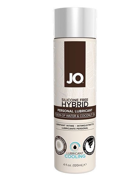 Водно-масляный лубрикант с охлаждающим эффектом JO Silicon free Hybrid Lubricant COOLING - 120 мл. - System JO - купить с доставкой в Нефтекамске