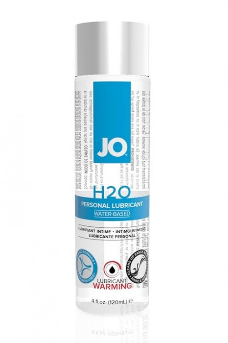 Возбуждающий лубрикант на водной основе JO Personal Lubricant H2O Warming - 120 мл. - System JO - купить с доставкой в Нефтекамске