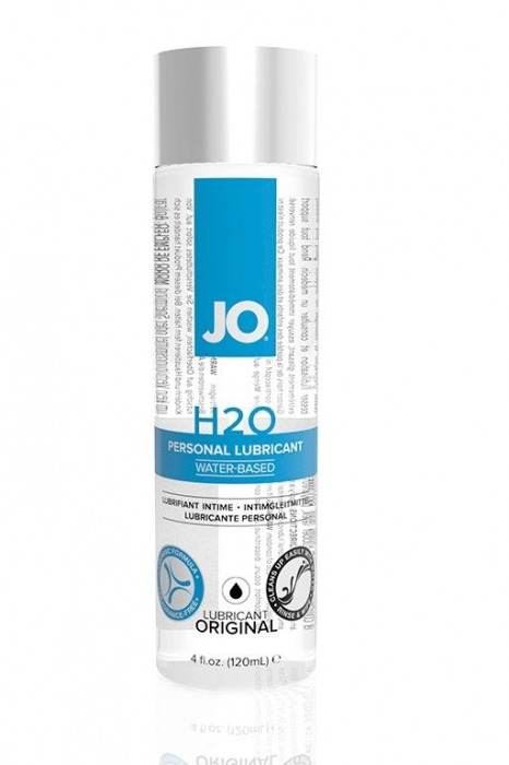 Нейтральный лубрикант на водной основе JO Personal Lubricant H2O - 120 мл. - System JO - купить с доставкой в Нефтекамске