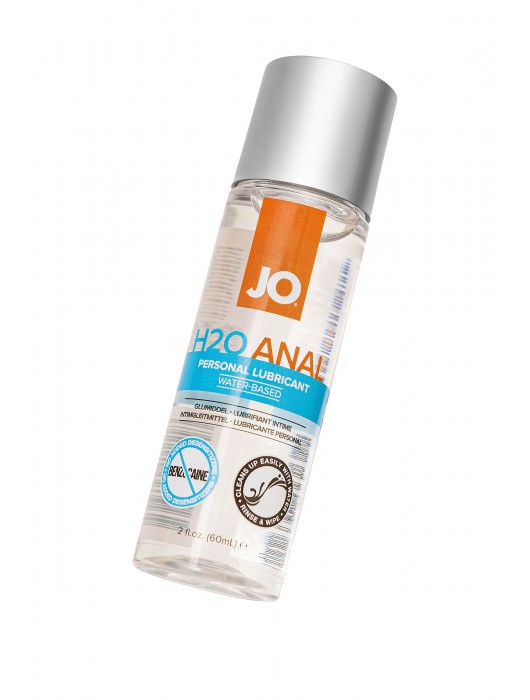 Анальный лубрикант на водной основе JO Anal H2O - 60 мл. - System JO - купить с доставкой в Нефтекамске