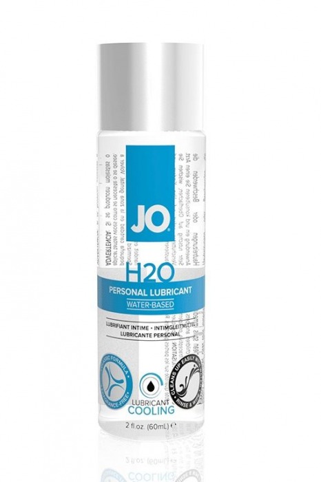 Охлаждающий лубрикант на водной основе JO Personal Lubricant H2O COOLING - 60 мл. - System JO - купить с доставкой в Нефтекамске