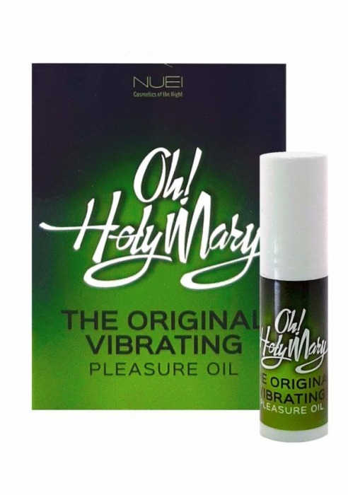 Масло унисекс с эффектом вибрации Oh! Holy Mary - 6 мл. - Nuei cosmetics - купить с доставкой в Нефтекамске